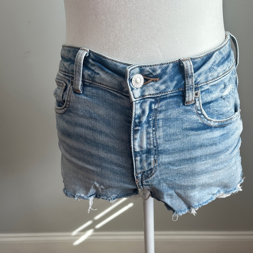 American Eagle Outfitters Sky Blue Denim Shorts